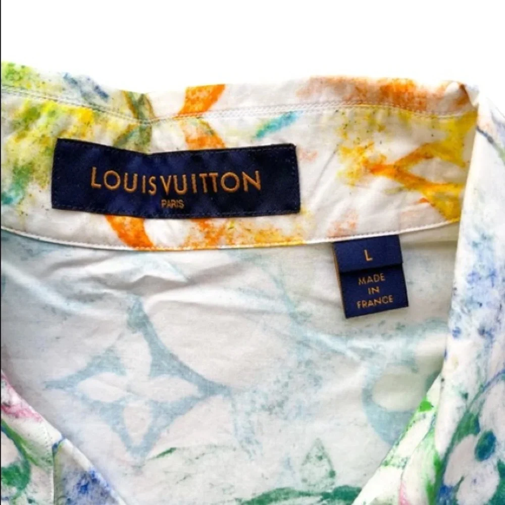 Louis Vuitton Pastel Monogram Button up Shirt - Picture 6 of 6